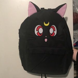 Hot topic sailor moon cat backpack